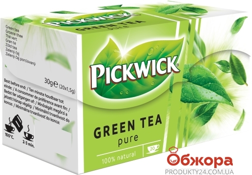 Чай Pickwick 20п зеленый – ИМ «Обжора»