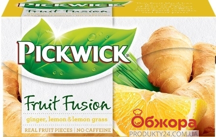 Чай Pickwick 20п фрукт/трав Имбирь-лемонграсс – ИМ «Обжора»