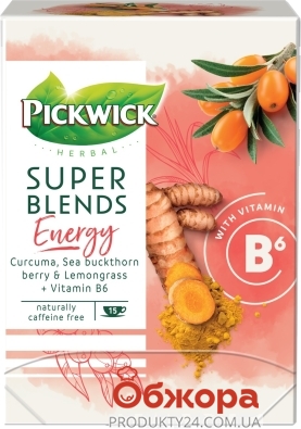 Чай Pickwick 15п травяной лемонграсс витамин – ИМ «Обжора»