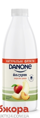 Йогурт персик-дыня Danone 1,5% 800 г – ИМ «Обжора»