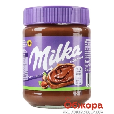 Паста горіхова Milka 350г з фундука з какао – ІМ «Обжора»