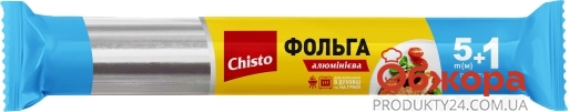 Фольга Chisto 5+1м алюминиевая для пищевых продуктов – ИМ «Обжора»