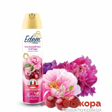 Освежитель воздуха Edem home 300мл Японский пион и ягода – ИМ «Обжора»