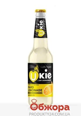 Напій сл/алк Ukie 0,45л 4,6% Hard Lemonade – ІМ «Обжора»