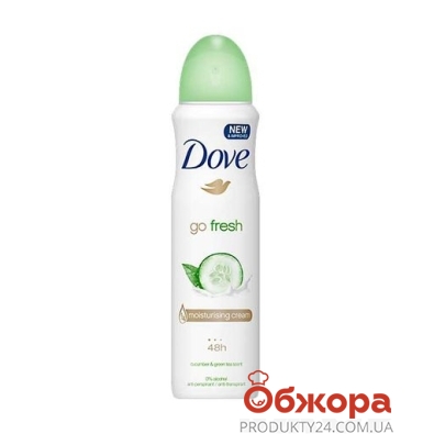 Дезодорант Dove 150мл дотик свіжості – ІМ «Обжора»