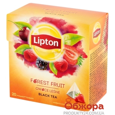 Чай Lipton лесные ягоды, 20 пакетиков – ИМ «Обжора»