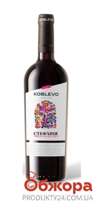 Вино Koblevo 0,75л Бордо Стефания красное полусладкое – ИМ «Обжора»