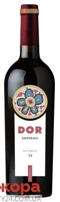 Вино Bostavan DOR Saperavi 0,75л червоне сухе – ІМ «Обжора»