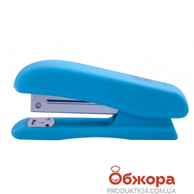 Степлер Rubber Touch пластик 127х54х33мм 20арк блаки – ІМ «Обжора»