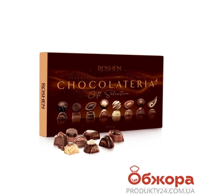 Цукерки Roshen 128г Chocolaeria асорті – ІМ «Обжора»