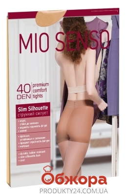 Колготи Mio Senso Slim Silhouette 40 den р.2 eclair/skin – ІМ «Обжора»