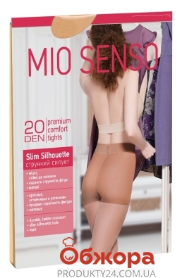 Колготи Mio Senso Slim Silhouette 20 den р.2 eclair/skin – ІМ «Обжора»