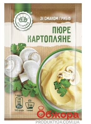 Пюре Ласочка 37г картофельное со вкусом грибов – ИМ «Обжора»