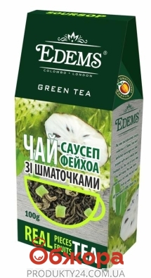 Чай Еdems 100г зеленый Саусеп зі шмат. – ИМ «Обжора»