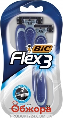 Станки д/бритья BIC Flex 3 comfort 3шт блистер – ИМ «Обжора»