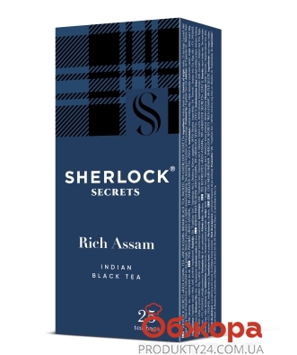 Чай Sherlock Secrets 2г*25пак Багатий Ассам чорний – ИМ «Обжора»