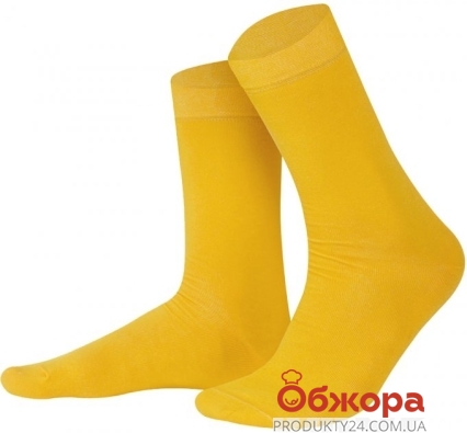 Шкарпетки чол. Intelligent Organism 459 р.41-46 1631 темно-жовтий – ІМ «Обжора»