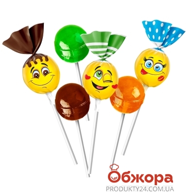 Цукерки Roshen карамель Lollipops з коктейльними смаками – ІМ «Обжора»
