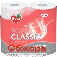 *Туалетний папір Ruta Classic Rose 2 шари 4шт – ІМ «Обжора»