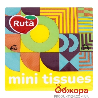 Платочки бумажные Ruta Mini Tissues 150л 2шт – ИМ «Обжора»