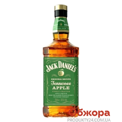 Віскі-лікер Jack Daniel`s 0,7л 35% Tennessee Apple – ІМ «Обжора»