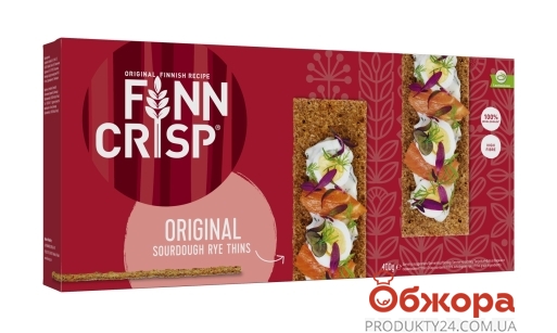Хлібці Фін крисп (FINN CRISP) житні оригінал 400 г – ІМ «Обжора»