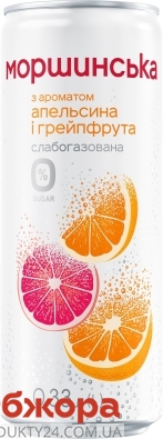 Вода Моршинська Флейворд 0,33л сл/газ апельсин-грейпфрут – ІМ «Обжора»