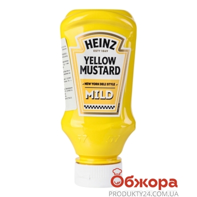 Горчица Heinz 220г М`яка п/п – ИМ «Обжора»