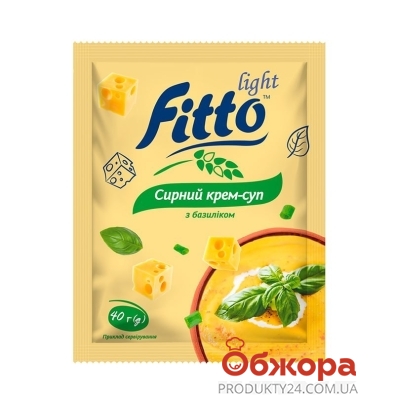 Крем-суп Fitto 40г сырный с базиликом – ИМ «Обжора»