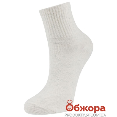 Шкарпетки жін. MioSenso Relax4 C531R р.38-40 Gliter silver-on-ecru – ІМ «Обжора»