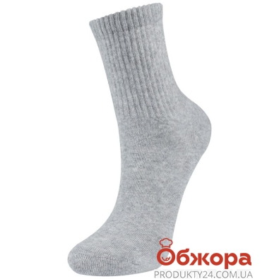 Шкарпетки чол. Mio Senso Relax4 C100R ультракороткі р.42-44 св.сірі – ІМ «Обжора»