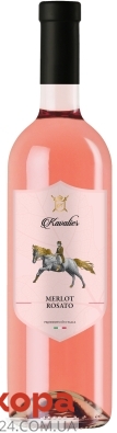 Вино Kavalier 0,75л 12% Merlot Rosato розовое сухое – ИМ «Обжора»