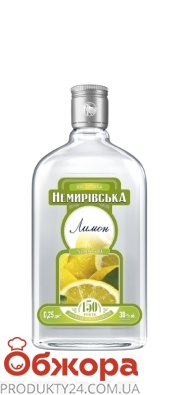 Настойка Nemiroff 0,25л 38% Лимон – ИМ «Обжора»