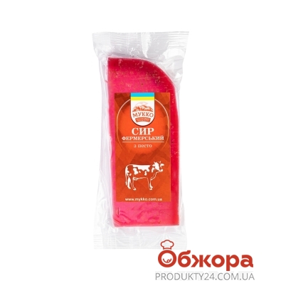 Сыр Мукко 39,4% с песто – ИМ «Обжора»