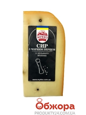 Сыр Мукко 47% с черным перцем – ИМ «Обжора»