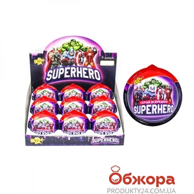 Набір яйце з сюрпризом ОбаНа Superhero для хлопчиків 50г – ІМ «Обжора»