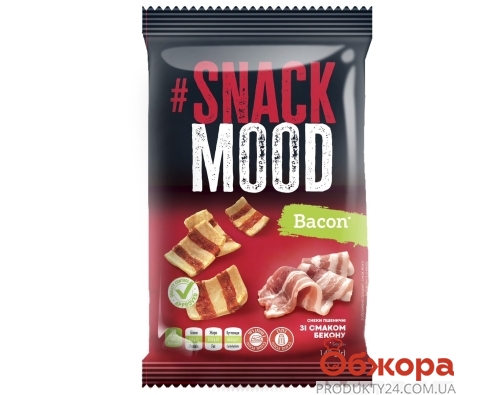 Снеки Snack Mood 50г со вкусом бекона – ИМ «Обжора»