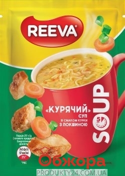 Суп Reeva 17г курячий з локшиною – ІМ «Обжора»