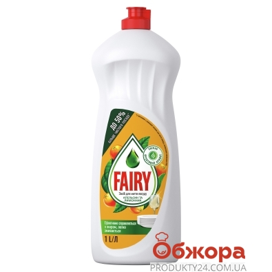 Жидкость для мытья посуды Фери (Fairy) Апельсин-лимонник 1 л – ИМ «Обжора»