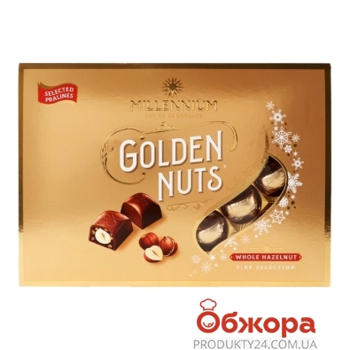 Конфеты Millennium Golden Nuts 130г – ИМ «Обжора»