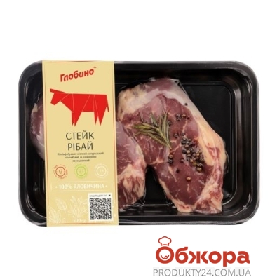 Стейк із яловичини Рібай 500г фас в/п – ІМ «Обжора»