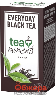 Чай Tea Moments 1,8г*25пак Ежедневный черный – ИМ «Обжора»