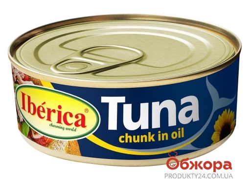 Консервированный тунец филе Iberica в подсолнечном масле 150г – ИМ «Обжора»