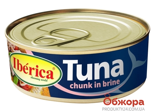 Консервированный тунец филе в собственном соку Iberica 150г – ИМ «Обжора»