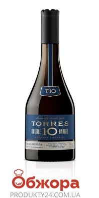 Бренді Torres 0,7л 38% Double Barrel 10 років – ІМ «Обжора»