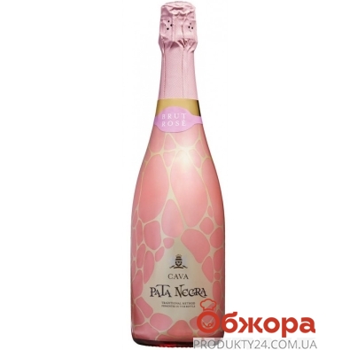 Вино ігристе Pata Negra 0,75л Cava Rose Brut рожеве брют – ІМ «Обжора»