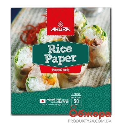Бумага AKURA рисовая 50г – ИМ «Обжора»