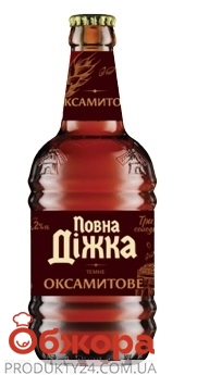 Пиво Повна Діжка 0,45л 4,2% Оксамитовое темное – ИМ «Обжора»