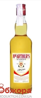 Виски МакАртурс (MacArthurs) 0.5 л 40% – ИМ «Обжора»