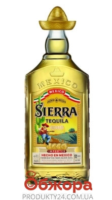 Водка Текила Sierra Reposado 38% 0,7л – ИМ «Обжора»
